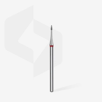 Staleks Frez Diamentowy Płomień Mini Czerwony Expert 1 mm/ 3 mm