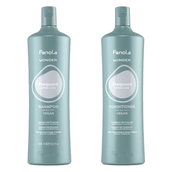 Fanola Zestaw Wonder Frequent Szampon Do Codziennej Pielęgnacji 1000 ml + Odżywka 1000 ml