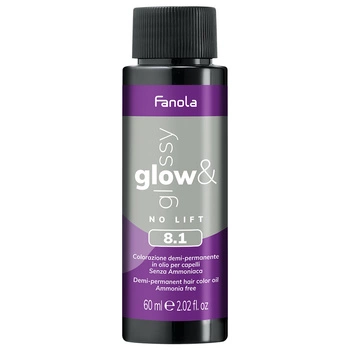 Fanola Glow & Glossy 8.1 Farba Półtrwała 60 ml