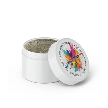 Excellent PRO Painting Gel High Pigment 003 Żel do zdobień srebrny 5g