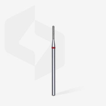 Staleks Frez Diamentowy Zaokrąglony Walec Czerwony Expert 1,4 mm/ 8 mm