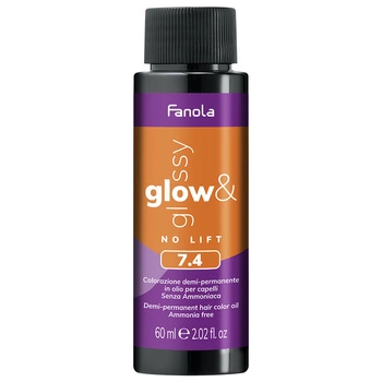 Fanola Glow & Glossy 7.4 Farba Półtrwała 60 ml