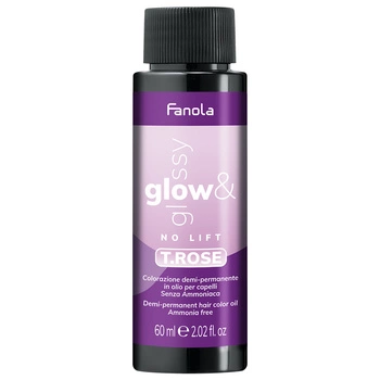 Fanola Glow & Glossy T.Rose Farba Półtrwała 60 ml