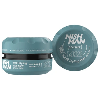 Nishman Matte Wax M12 Sea Salt Matowa Pomada Do Włosów 100 ml