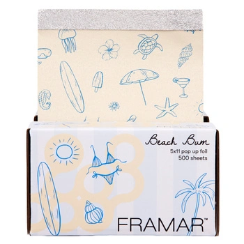 Framar Beach Bum Folia Fryzjerska Ryflowana W Arkuszach 500 szt.