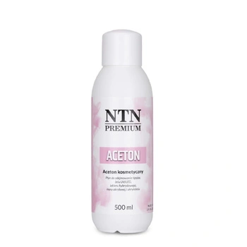 NTN Premium Aceton Kosmetyczny - Płyn Do Usuwania Lakieru Hybrydowego 500 ml