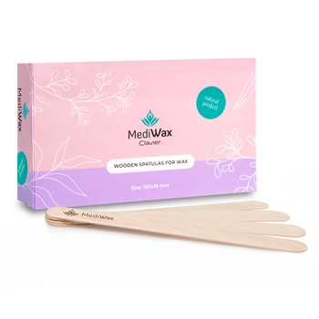 Clavier Mediwax Szpatułki Patyczki Drewniane Do Wosku 100 szt.