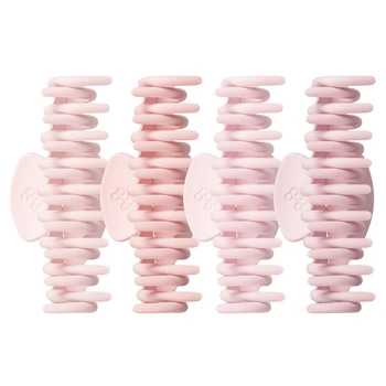 Framar Duże Klamry Do Włosów Różowe 4 szt.