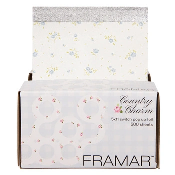 Framar Country Charm Folia Fryzjerska Ryflowana W Arkuszach 500 szt.